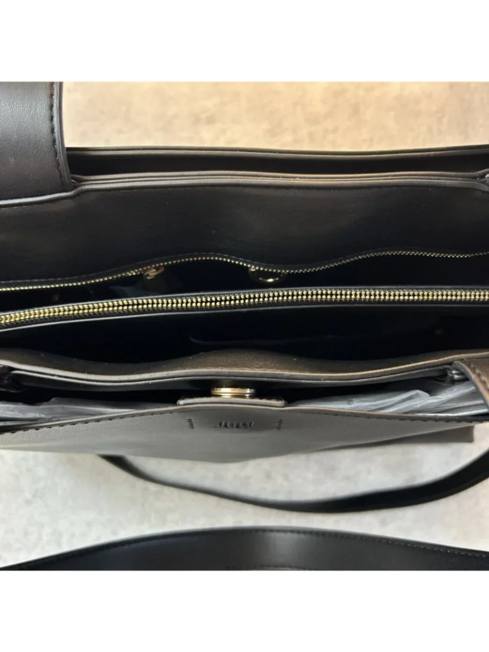 July Luggage Computer Weekender Bag Black Multi (4) Interior Pockets NWOT
